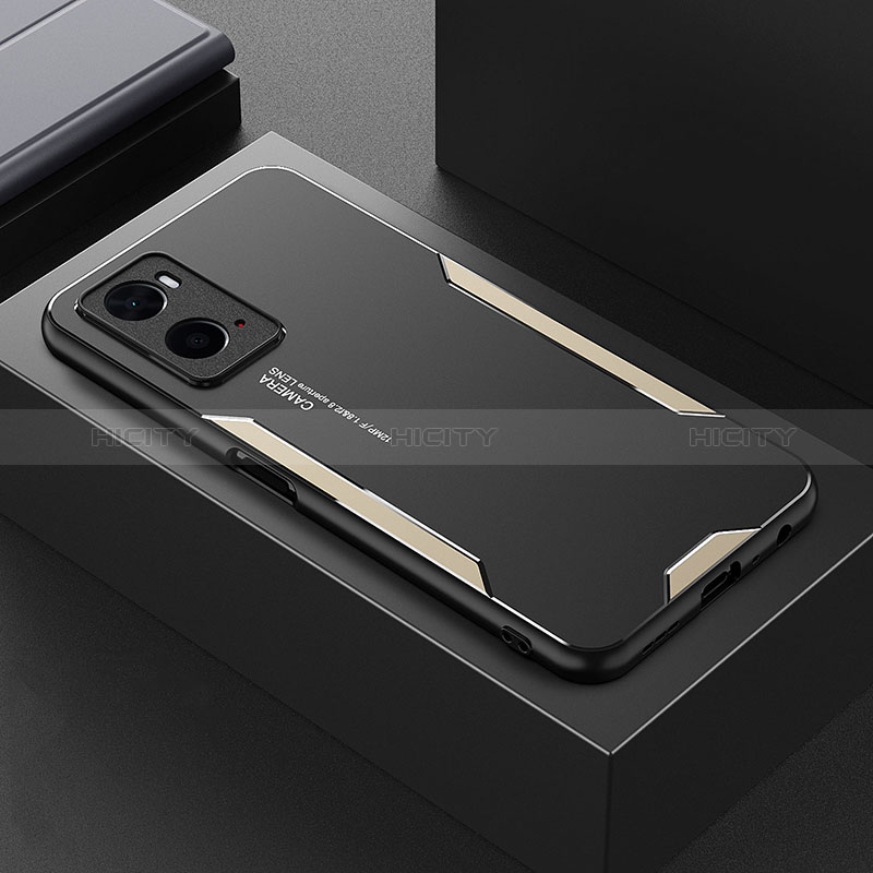 Custodia Lusso Alluminio e Silicone Laterale Cover per Oppo A76