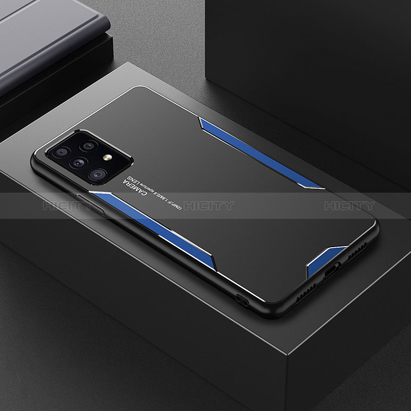 Custodia Lusso Alluminio e Silicone Laterale Cover per Samsung Galaxy A52s 5G