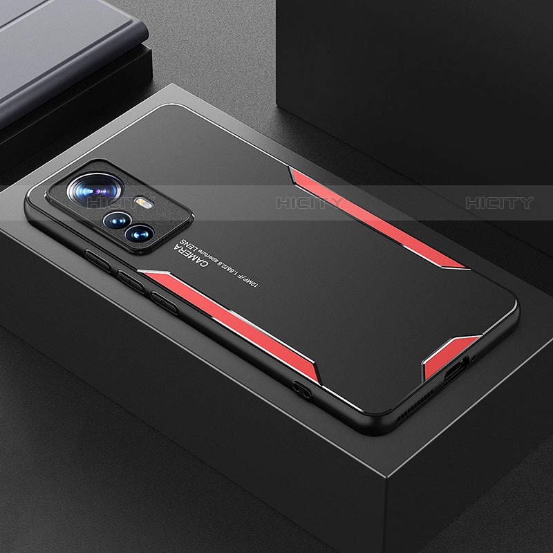 Custodia Lusso Alluminio e Silicone Laterale Cover per Xiaomi Mi 12S Pro 5G