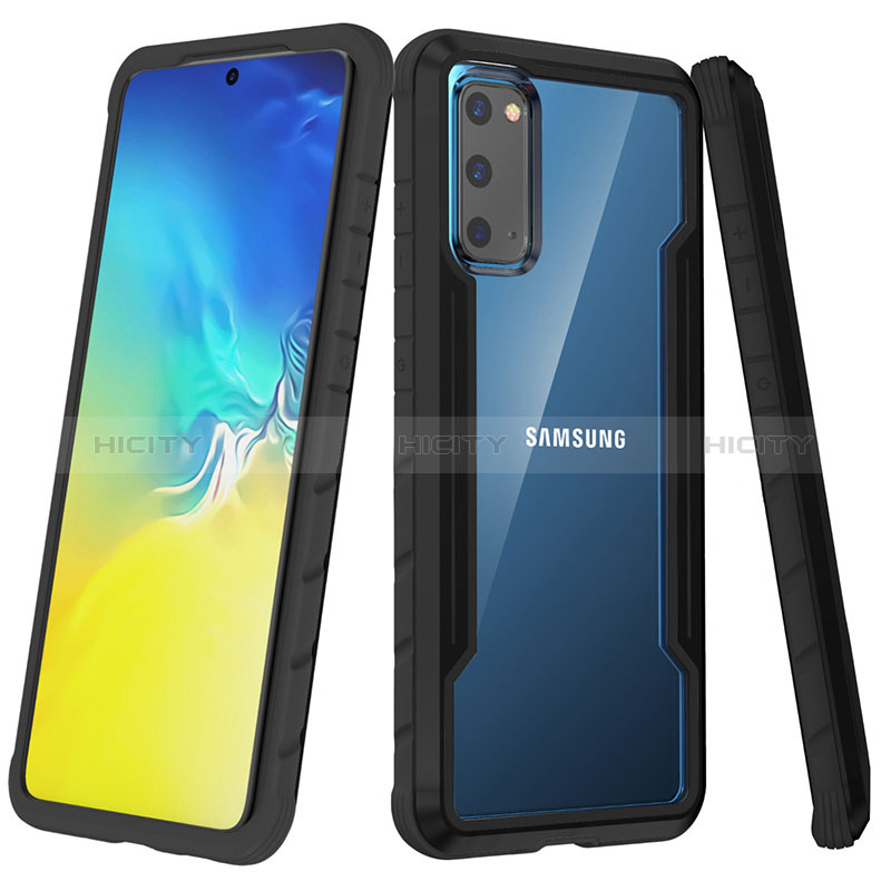 Custodia Lusso Alluminio e Silicone Laterale Cover RJ1 per Samsung Galaxy S20 5G