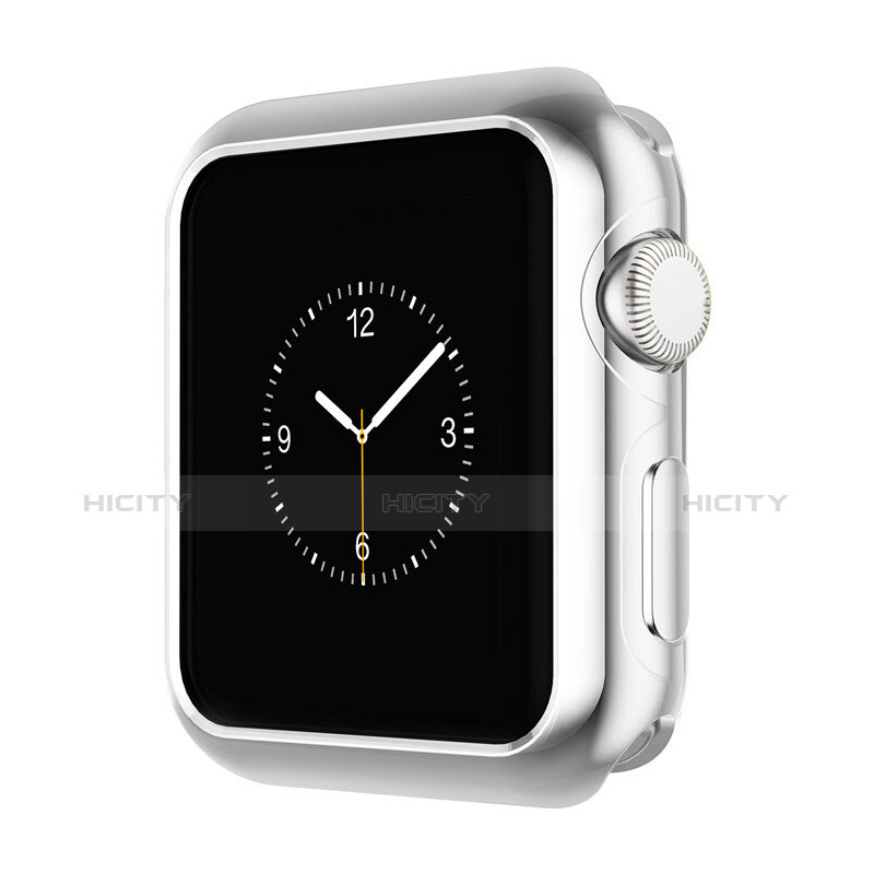 Custodia Lusso Alluminio Laterale A01 per Apple iWatch 3 42mm Argento