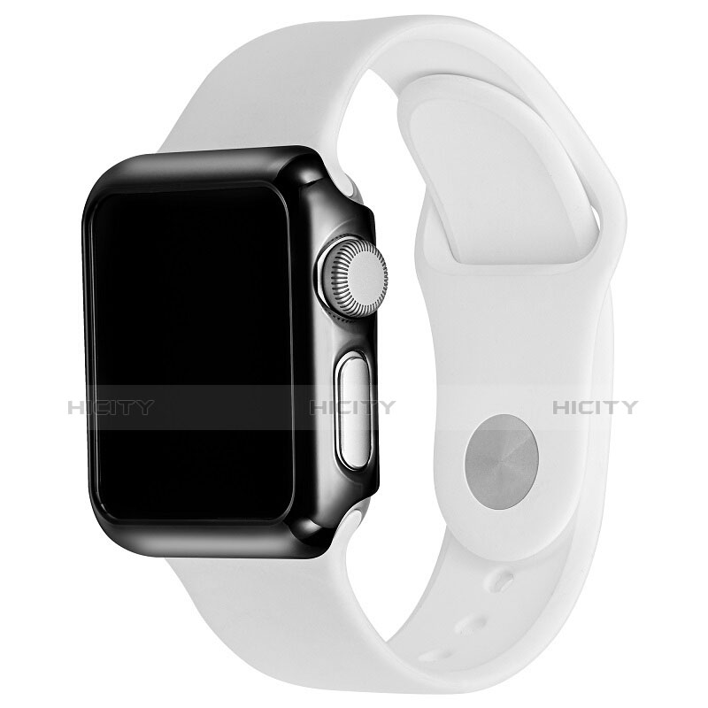 Custodia Lusso Alluminio Laterale C03 per Apple iWatch 2 38mm Nero