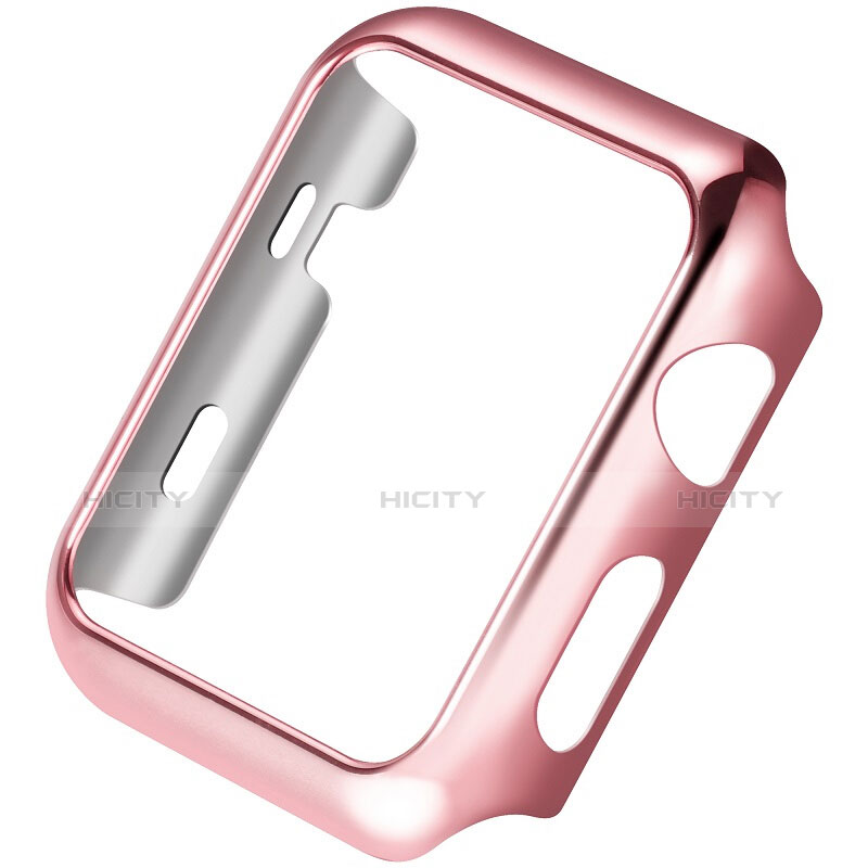 Custodia Lusso Alluminio Laterale C03 per Apple iWatch 3 42mm Rosa