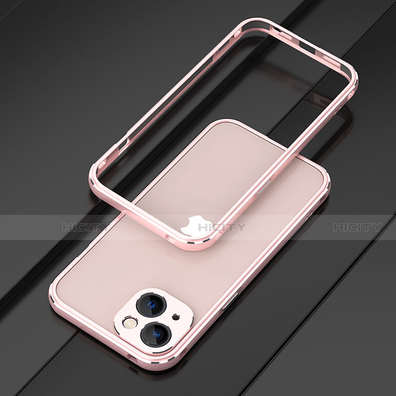 Custodia Lusso Alluminio Laterale Cover A01 per Apple iPhone 13 Mini