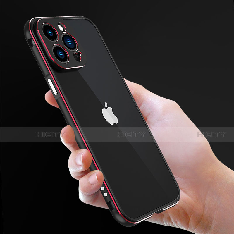 Custodia Lusso Alluminio Laterale Cover A01 per Apple iPhone 14 Pro Max