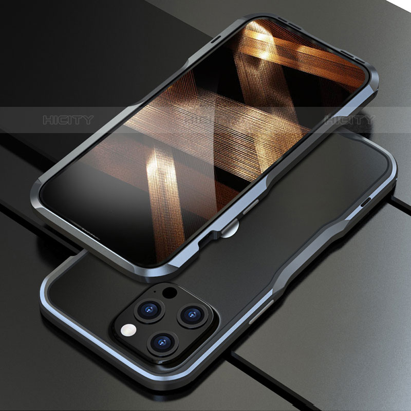 Custodia Lusso Alluminio Laterale Cover A01 per Apple iPhone 15 Pro Max