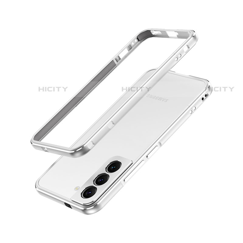 Custodia Lusso Alluminio Laterale Cover A01 per Samsung Galaxy S23 5G