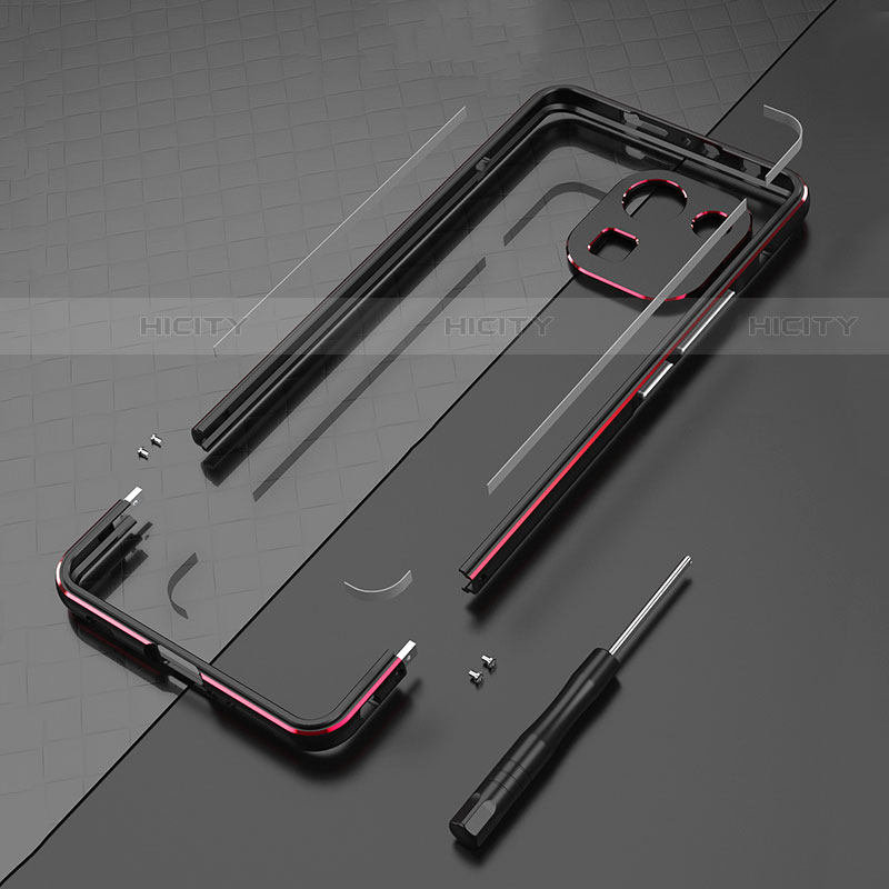 Custodia Lusso Alluminio Laterale Cover A01 per Xiaomi Mi 11 Pro 5G