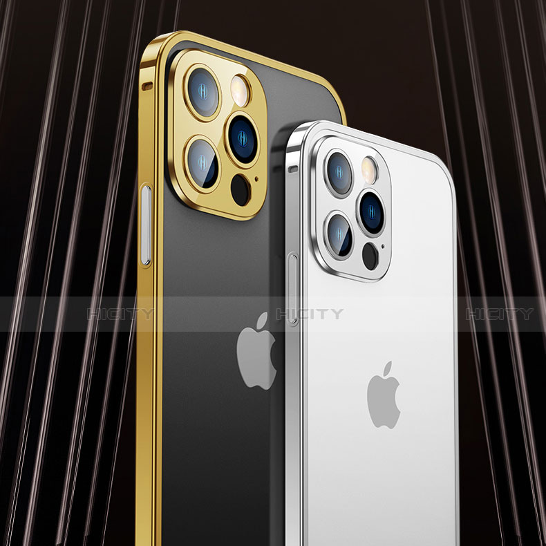 Custodia Lusso Alluminio Laterale Cover A03 per Apple iPhone 13 Pro Max