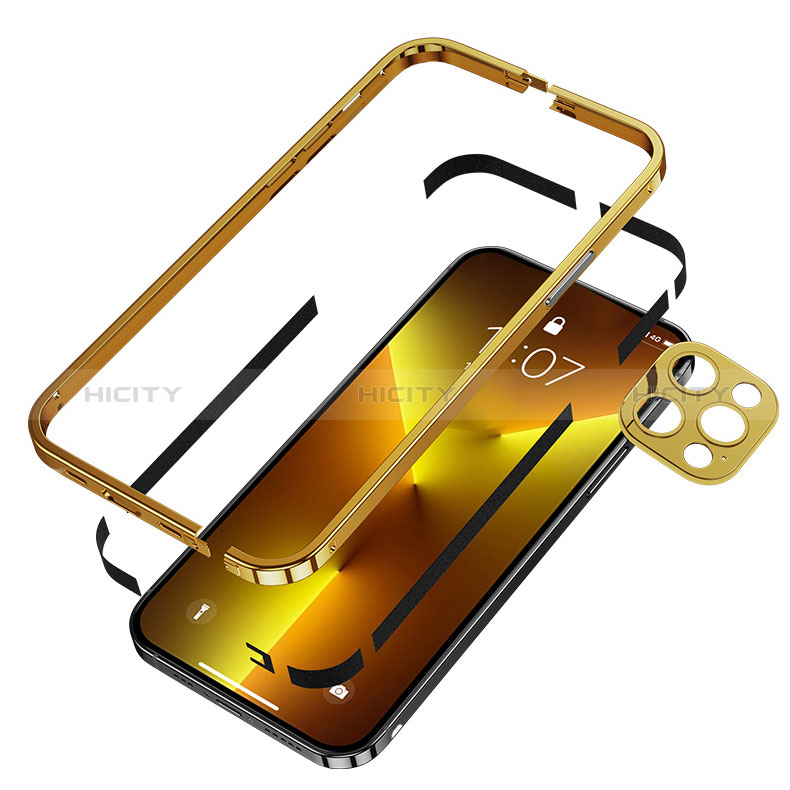 Custodia Lusso Alluminio Laterale Cover A03 per Apple iPhone 15 Plus