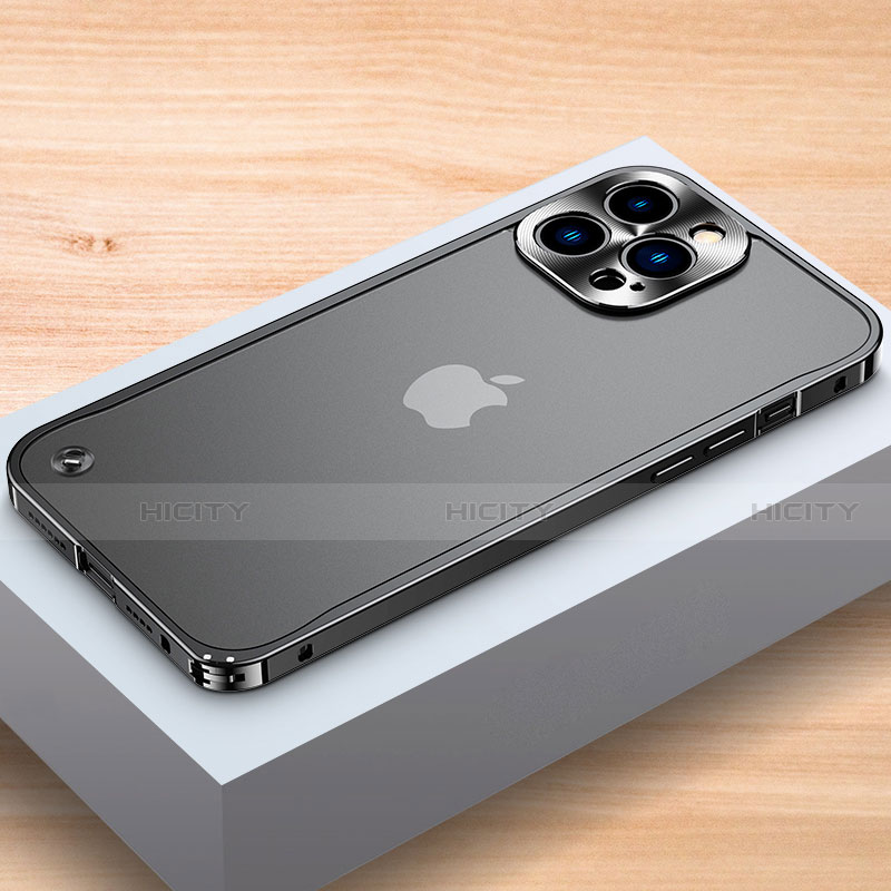 Custodia Lusso Alluminio Laterale Cover A04 per Apple iPhone 13 Pro