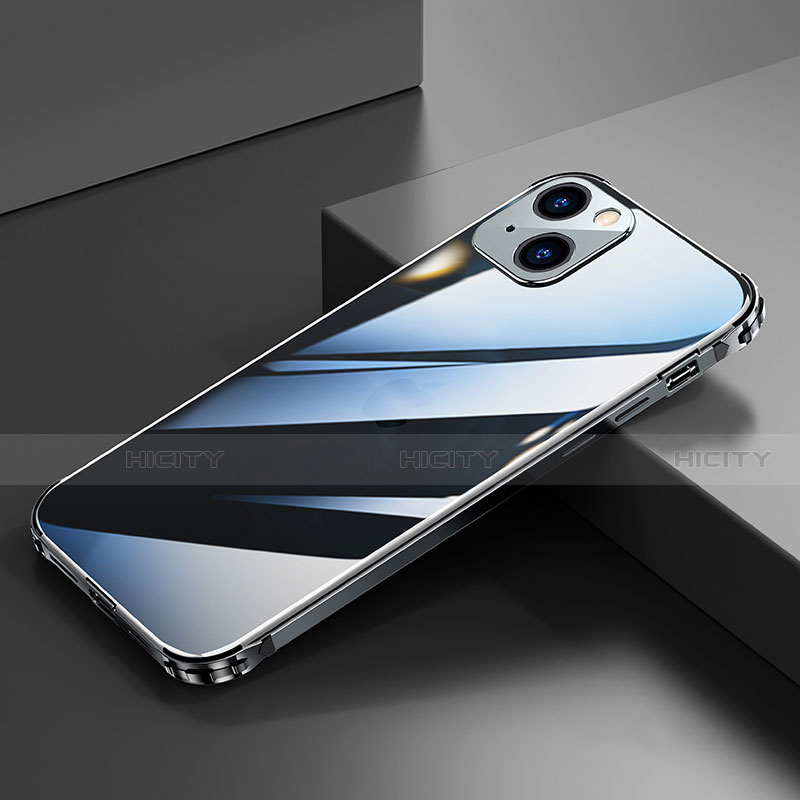 Custodia Lusso Alluminio Laterale Cover A06 per Apple iPhone 13 Mini