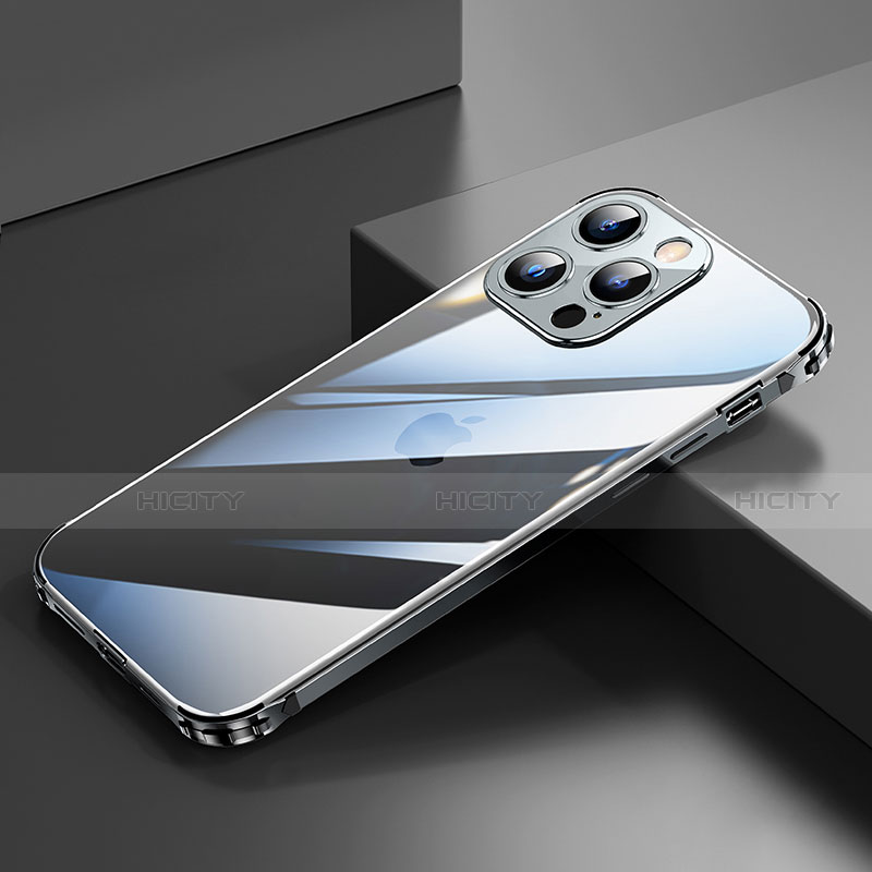 Custodia Lusso Alluminio Laterale Cover A06 per Apple iPhone 13 Pro