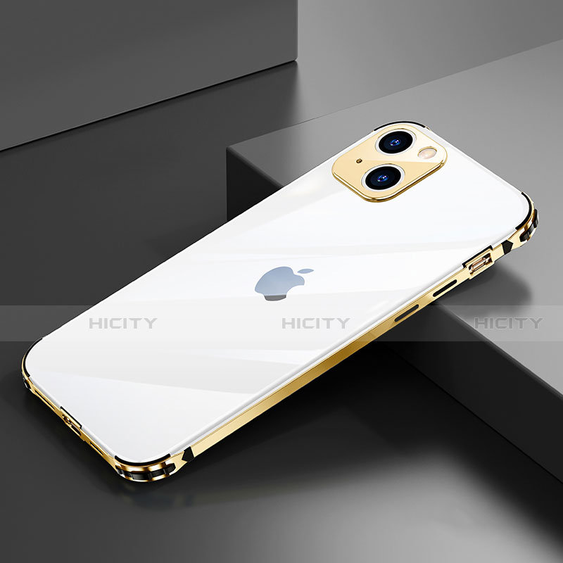 Custodia Lusso Alluminio Laterale Cover A06 per Apple iPhone 14 Plus