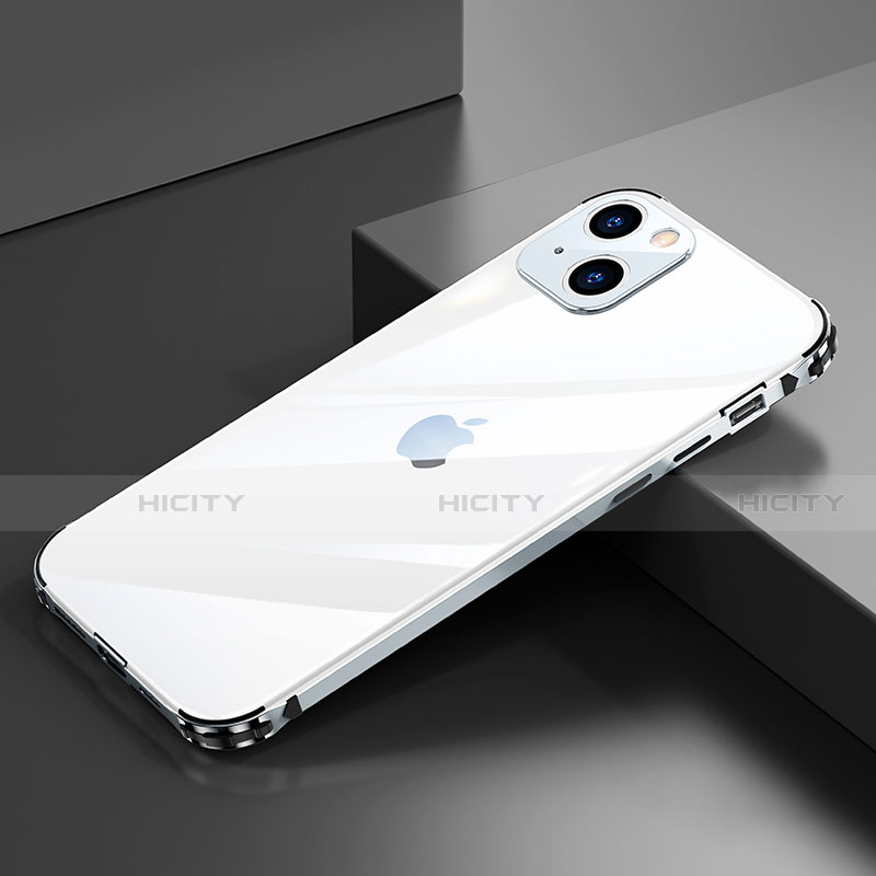 Custodia Lusso Alluminio Laterale Cover A06 per Apple iPhone 14 Plus