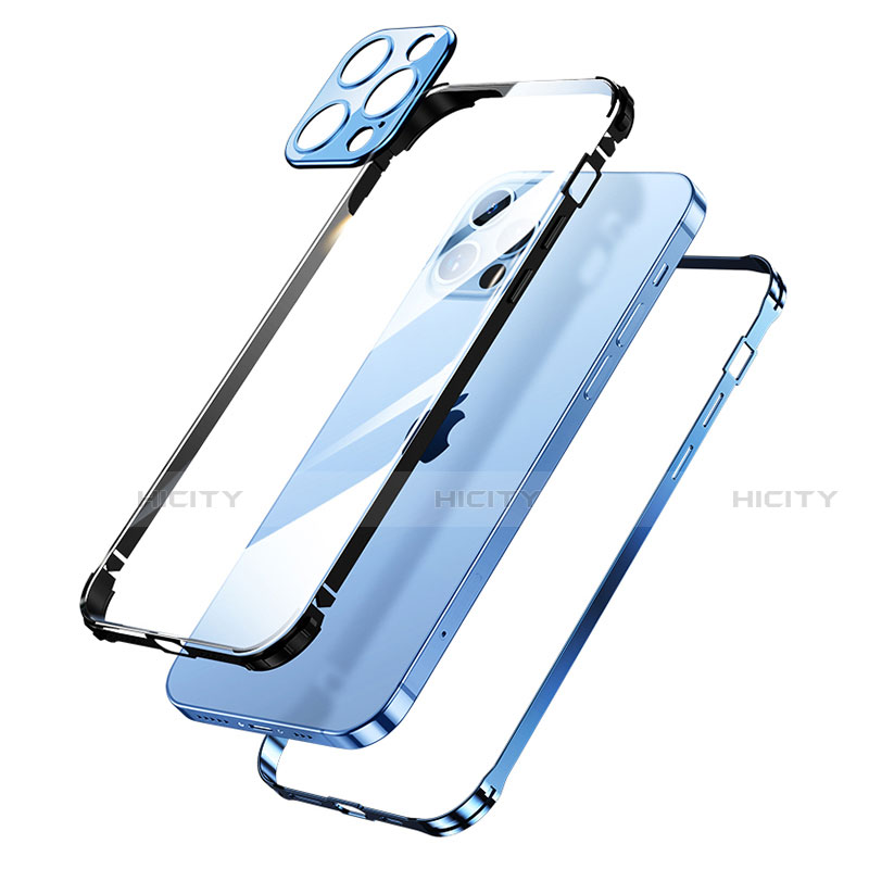 Custodia Lusso Alluminio Laterale Cover A06 per Apple iPhone 14 Plus