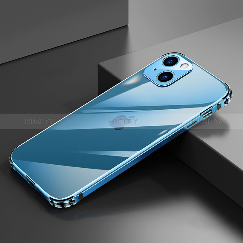Custodia Lusso Alluminio Laterale Cover A06 per Apple iPhone 15