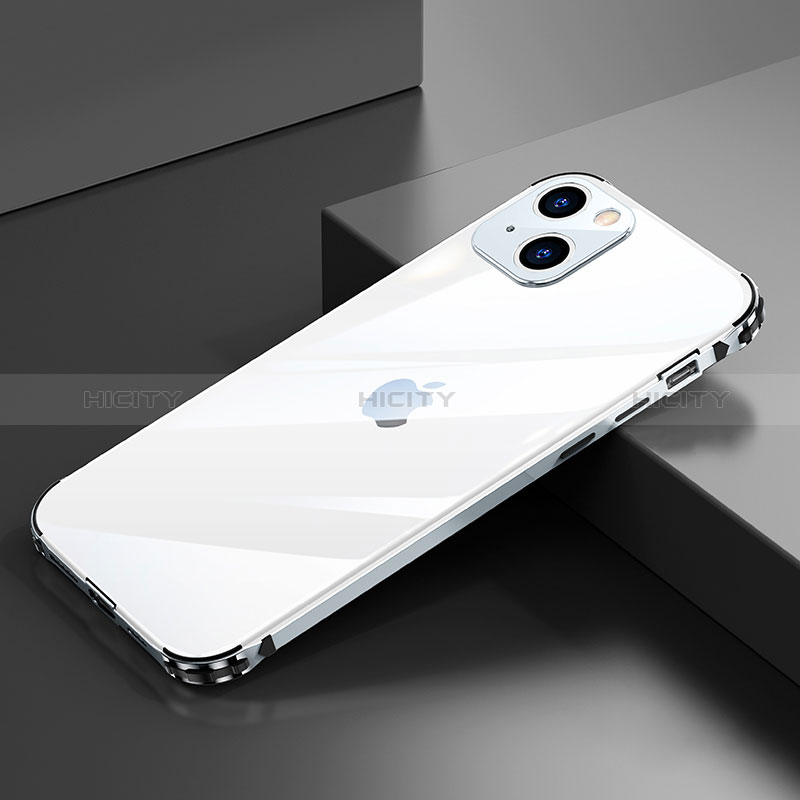 Custodia Lusso Alluminio Laterale Cover A06 per Apple iPhone 15