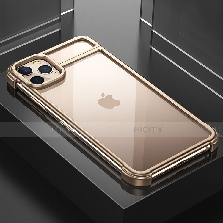 Custodia Lusso Alluminio Laterale Cover F01 per Apple iPhone 11 Pro Max