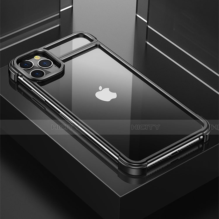 Custodia Lusso Alluminio Laterale Cover F01 per Apple iPhone 11 Pro Max