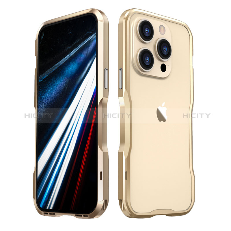 Custodia Lusso Alluminio Laterale Cover LF3 per Apple iPhone 13 Pro Max