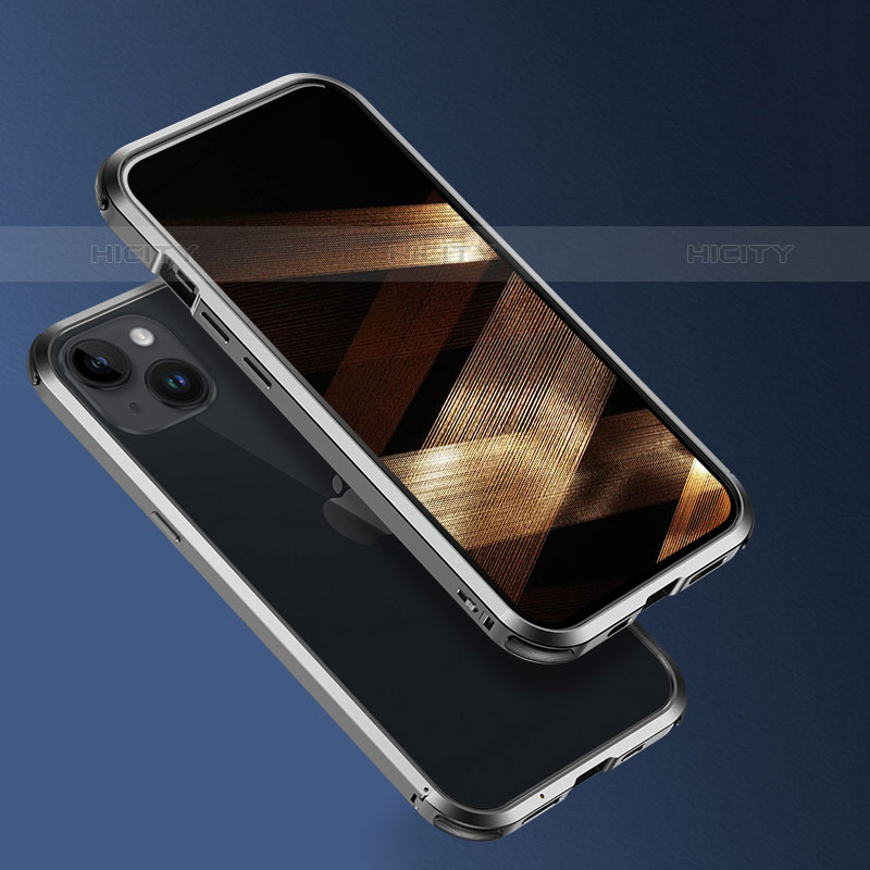 Custodia Lusso Alluminio Laterale Cover LO1 per Apple iPhone 15 Pro