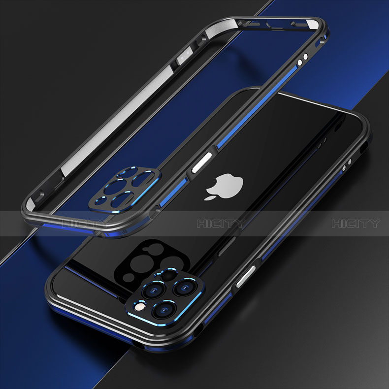 Custodia Lusso Alluminio Laterale Cover N01 per Apple iPhone 12 Pro