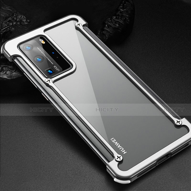 Custodia Lusso Alluminio Laterale Cover N01 per Huawei P40 Pro