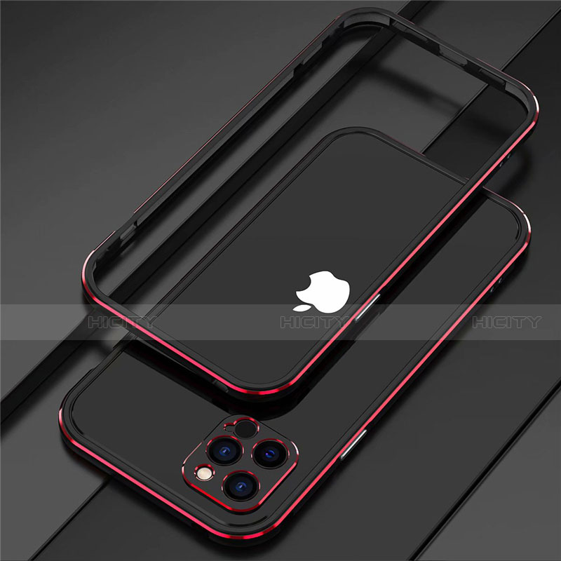 Custodia Lusso Alluminio Laterale Cover N02 per Apple iPhone 12 Pro Max