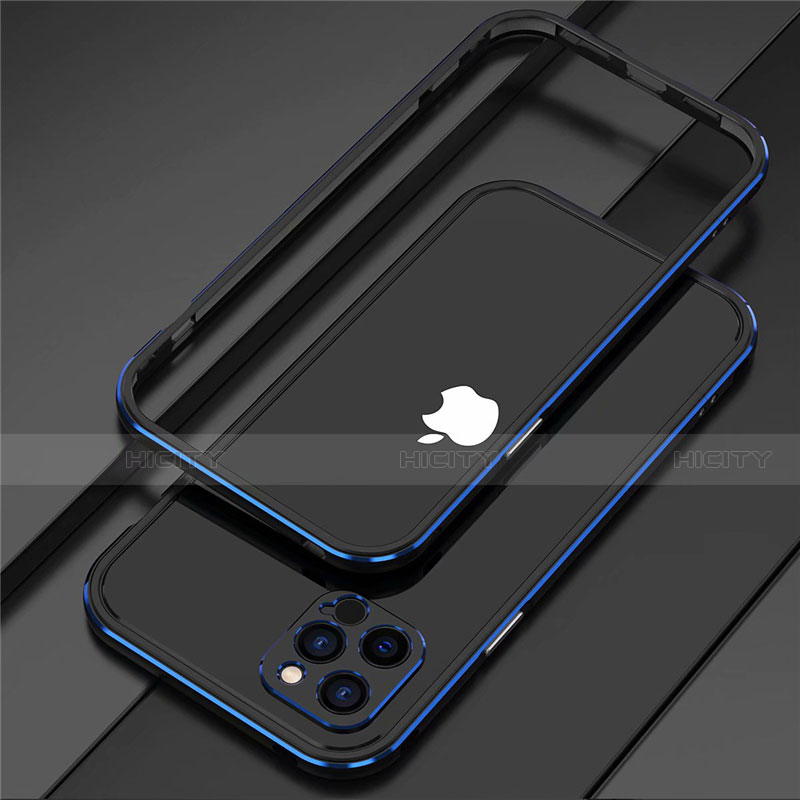 Custodia Lusso Alluminio Laterale Cover N02 per Apple iPhone 12 Pro Max