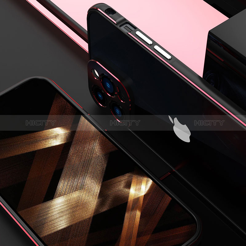 Custodia Lusso Alluminio Laterale Cover per Apple iPhone 14 Pro