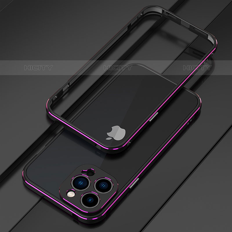 Custodia Lusso Alluminio Laterale Cover per Apple iPhone 15 Pro Max