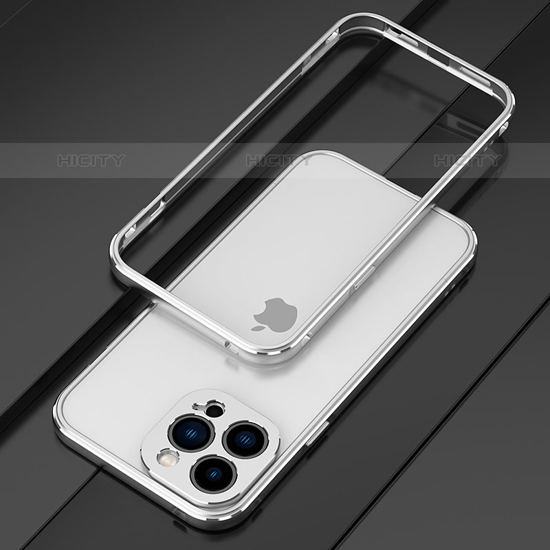 Custodia Lusso Alluminio Laterale Cover per Apple iPhone 15 Pro Max