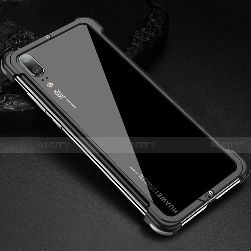 Custodia Lusso Alluminio Laterale Cover per Huawei P20