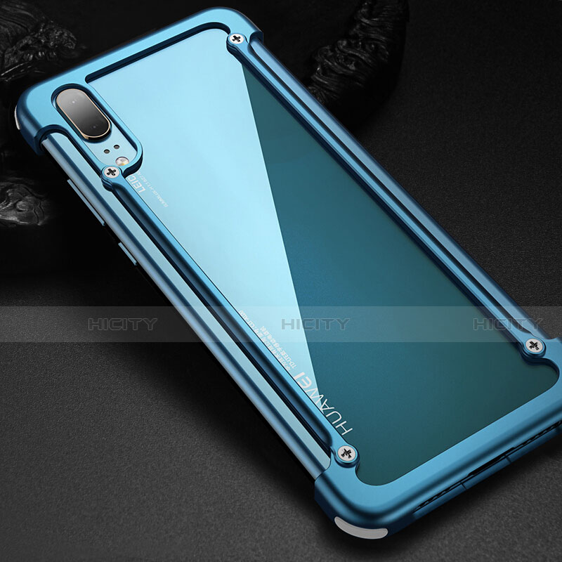 Custodia Lusso Alluminio Laterale Cover per Huawei P20