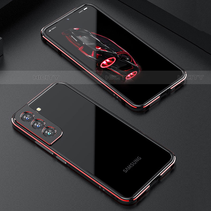 Custodia Lusso Alluminio Laterale Cover per Samsung Galaxy S21 FE 5G