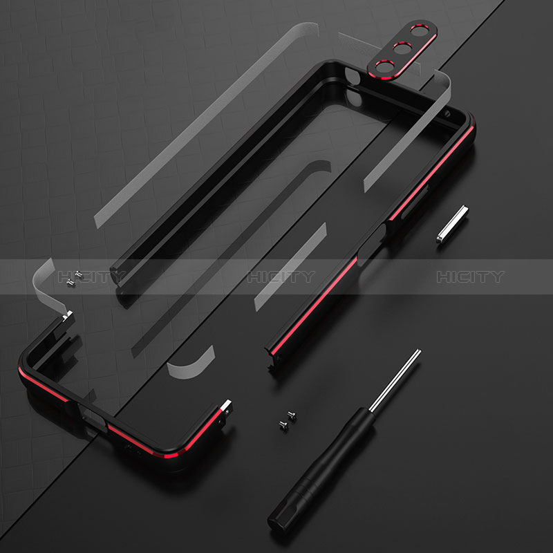 Custodia Lusso Alluminio Laterale Cover per Sony Xperia 10 V