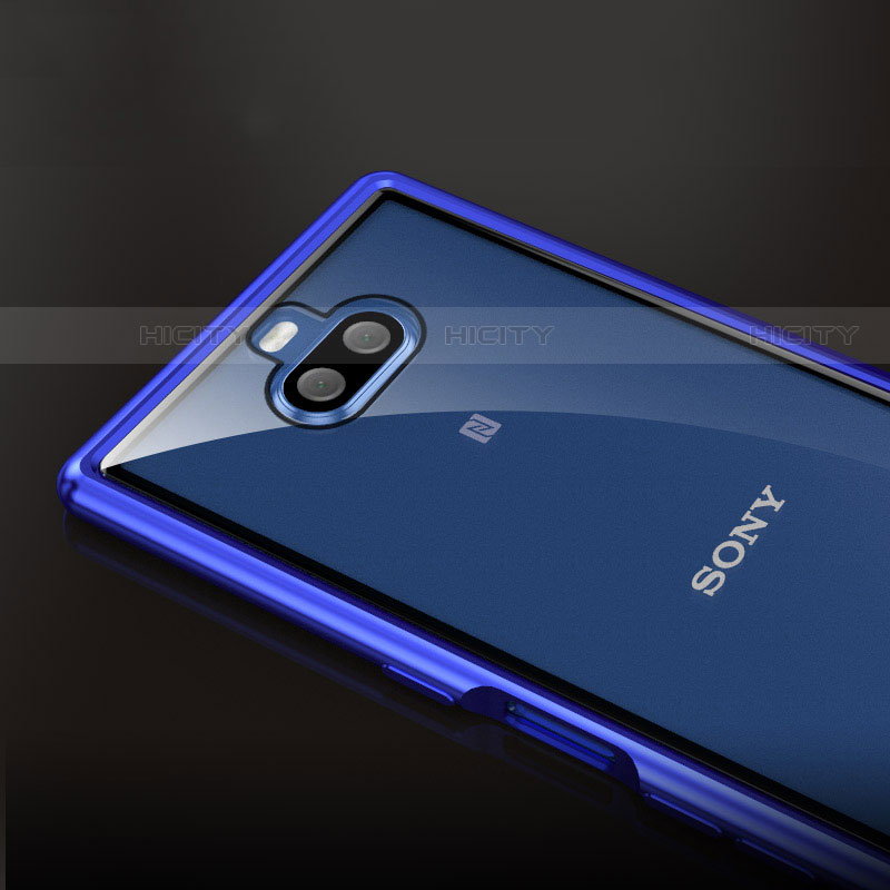 Custodia Lusso Alluminio Laterale Cover per Sony Xperia XA3