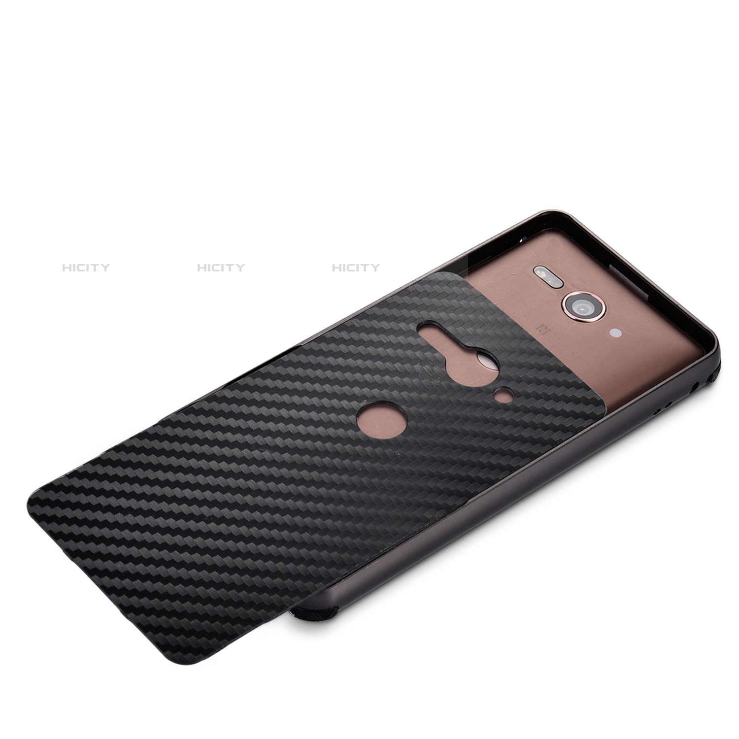 Custodia Lusso Alluminio Laterale Cover per Sony Xperia XZ2 Compact