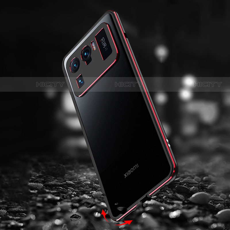 Custodia Lusso Alluminio Laterale Cover per Xiaomi Mi 11 Ultra 5G