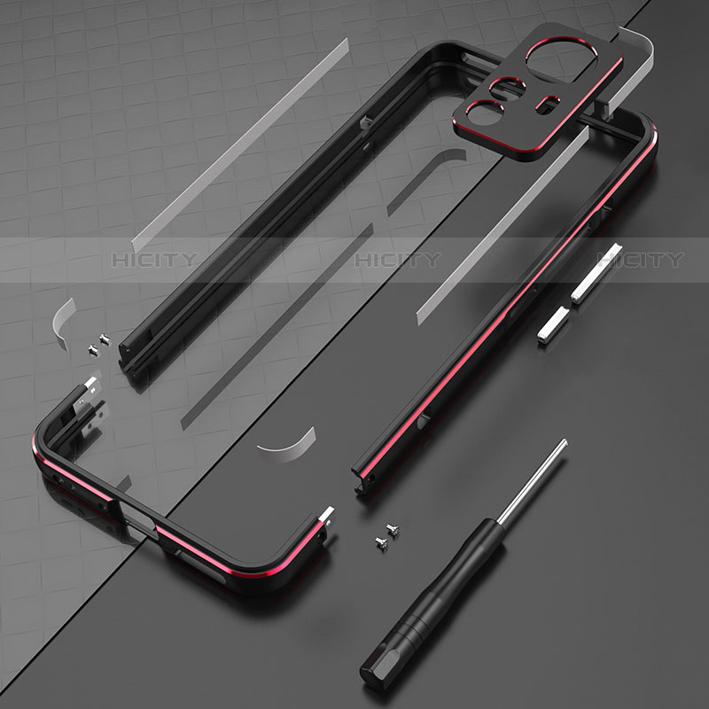 Custodia Lusso Alluminio Laterale Cover per Xiaomi Mi 12S 5G