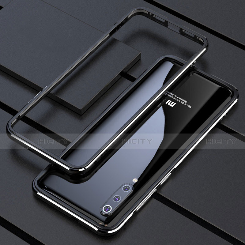 Custodia Lusso Alluminio Laterale Cover per Xiaomi Mi 9 Nero