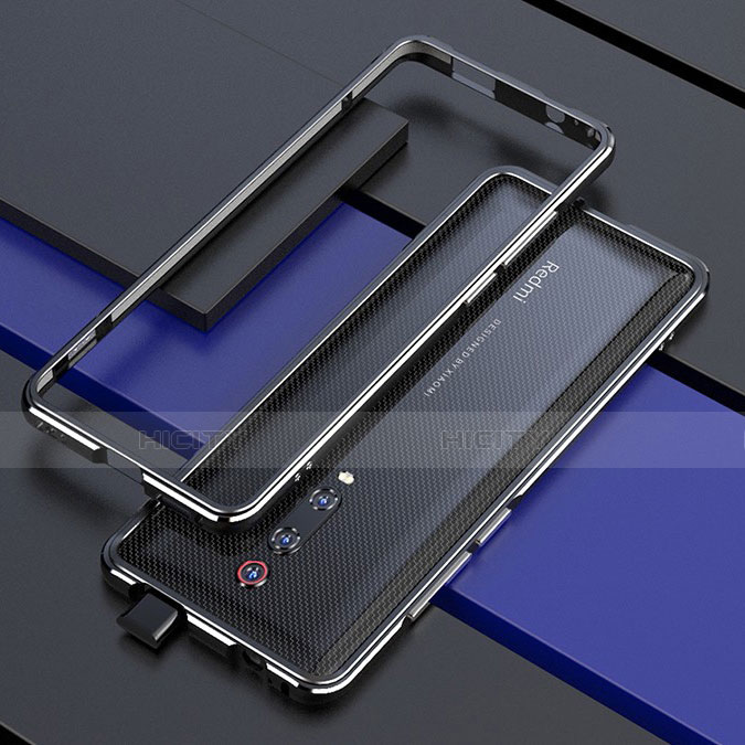Custodia Lusso Alluminio Laterale Cover per Xiaomi Mi 9T Pro Nero