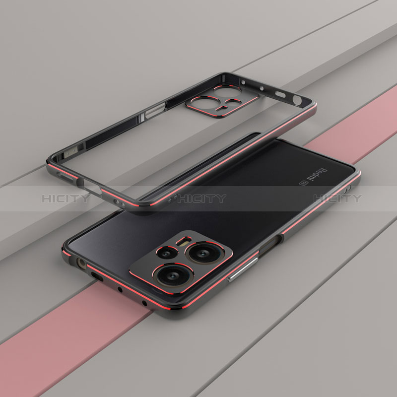 Custodia Lusso Alluminio Laterale Cover per Xiaomi Poco F5 5G
