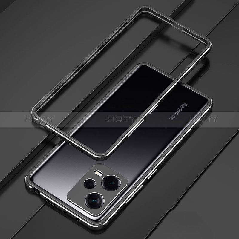 Custodia Lusso Alluminio Laterale Cover per Xiaomi Redmi Note 12 Explorer