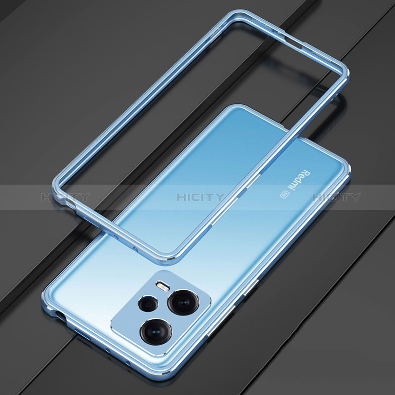 Custodia Lusso Alluminio Laterale Cover per Xiaomi Redmi Note 12 Explorer