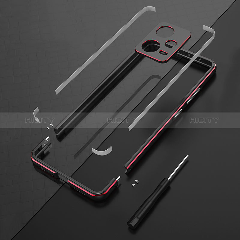 Custodia Lusso Alluminio Laterale Cover per Xiaomi Redmi Note 12 Pro 5G