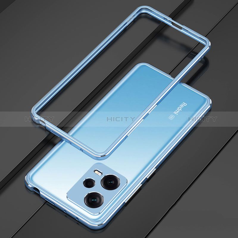 Custodia Lusso Alluminio Laterale Cover per Xiaomi Redmi Note 12 Pro 5G