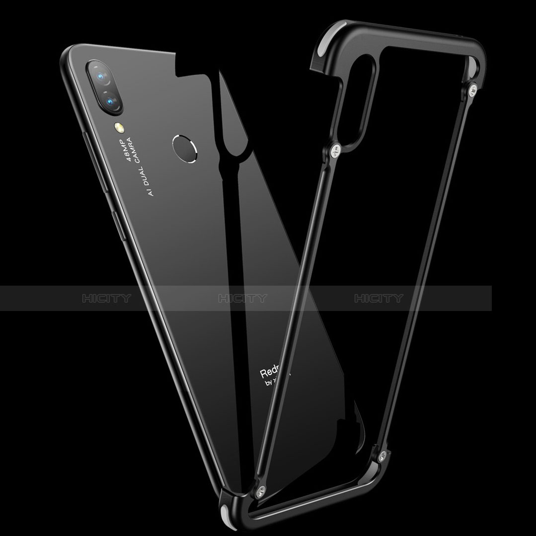 Custodia Lusso Alluminio Laterale Cover per Xiaomi Redmi Note 7 Pro