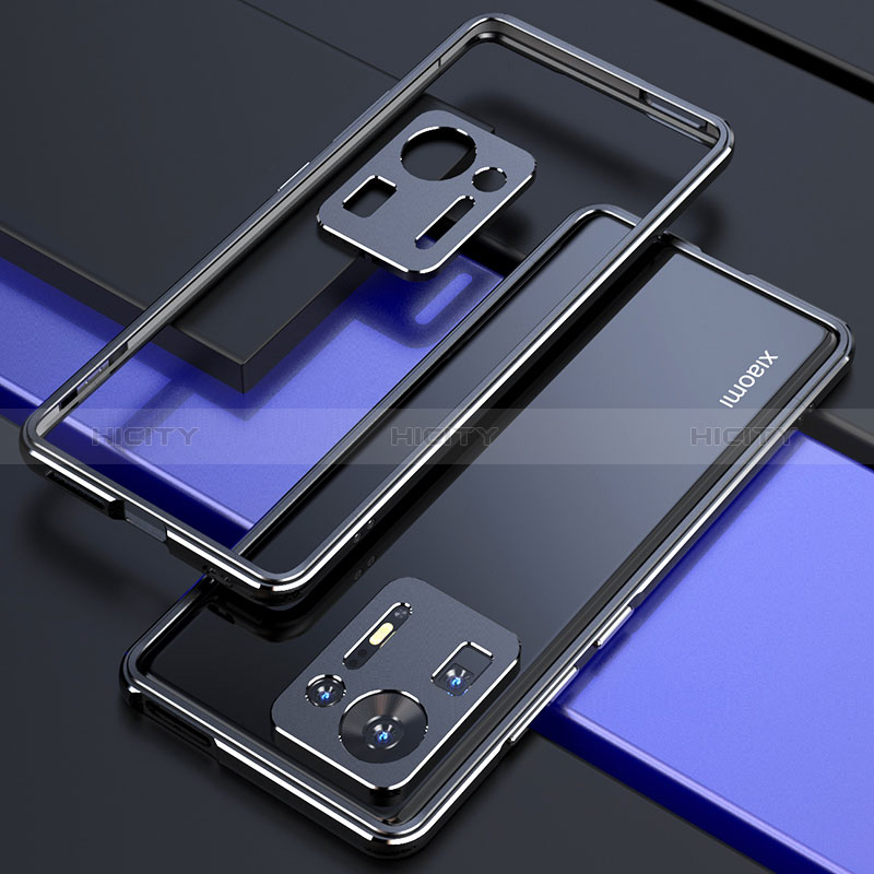 Custodia Lusso Alluminio Laterale Cover S01 per Xiaomi Mi Mix 4 5G Nero